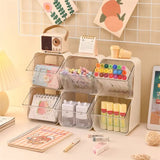 1 Pcs Hanging Storage Box Bathroom Organizer Desktop Cosmetic Storage Drawer Makeup Storage Bathroom Shower Storage Baskets