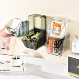 1 Pcs Hanging Storage Box Bathroom Organizer Desktop Cosmetic Storage Drawer Makeup Storage Bathroom Shower Storage Baskets