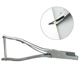 1 Pcs Stainless Steel V-Shaped U-clip Pliers Pig Ear Pliers Clip Ear Notcher Forceps Easy To Carry and Operate
