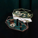 1 Piece, Metal Mirror Entrance Key Storage Furniture Living Room Home Decoration Tray