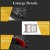 1 Rear Anti Kick Panel Decorative Sticker Car Interior Cover Modification Accessory Suitable for Tesla Model 3 Model Y