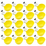 10/20/30Pcs Chicken Water Bowl Automatic Drinker Chicken Feeder Plastic Poultry Water Drinking Cups Poultry Farm Animal Supplies