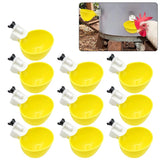 10/20/30Pcs Chicken Water Bowl Automatic Drinker Chicken Feeder Plastic Poultry Water Drinking Cups Poultry Farm Animal Supplies