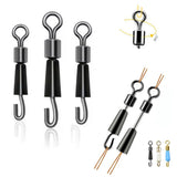 10/20/50pcs Carp Fishing Quick Change Feeder Swivels Method Feeder Swivel Snaps Fishing Accessories Tool Jig Hooks Tackle