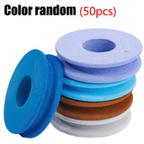 10/20/50pcs EVA Foam Spools Fishing Winding Board Fishing Hook Line Tackle Foam Spool Trace Wire Swivel Tackle Fish Line Tools
