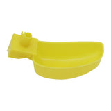 10/20 Pcs Automatic Birds Quail Water Bowl Pigeon Drinking Feeding Bowl Cage Accessory Yellow Drinking Automatic Drink Bowls