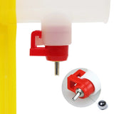 10 Pcs Chicken Drinking Fountain Double Hanging Cup Ball Nipple Drinkers 25cm Chicken Equipment Wholesale Quail Feeders