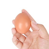 10 Pcs Chicken House Small Fake Eggs Farm Animal Supplies Cages Accessories Guide Chicken nest Egg Kids Toys Painting