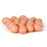 10 Pcs Chicken House Small Fake Eggs Farm Animal Supplies Cages Accessories Guide Chicken nest Egg Kids Toys Painting