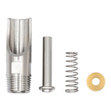 10 Pcs Pig Stainless Steel Livestock Thickening Nipple Drinker Waterers Automatic 1/2'' PT Bibcock Drinker Nipple Cap Pig