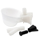 10 Pcs Pigeon Water Drinking Bowl Automatic Bird Chicken Coop Feed Poultry Drinker Water Drinking Cups Quail Waterer Animal Feed