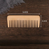 100 pcs Eco-Friendly Bamboo Wide Tooth Comb Hair Brushes Biodegradeable Wood Hair Comb Anti-Static Detangling Combs Wholesale