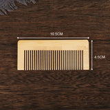 100 pcs Eco-Friendly Bamboo Wide Tooth Comb Hair Brushes Biodegradeable Wood Hair Comb Anti-Static Detangling Combs Wholesale