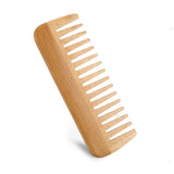 100 pcs Eco-Friendly Bamboo Wide Tooth Comb Hair Brushes Biodegradeable Wood Hair Comb Anti-Static Detangling Combs Wholesale