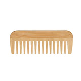 100 pcs Eco-Friendly Bamboo Wide Tooth Comb Hair Brushes Biodegradeable Wood Hair Comb Anti-Static Detangling Combs Wholesale