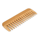 100 pcs Eco-Friendly Bamboo Wide Tooth Comb Hair Brushes Biodegradeable Wood Hair Comb Anti-Static Detangling Combs Wholesale