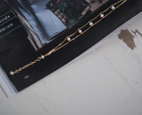 Double row bracelet