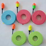 100PCS Foam Spools Fishing Winding Board Fishing Hook Line Tackle Accessories Foam Spool Trace Wire Swivel Tackle Fish Box Tools