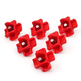 100Pcs Chicken Nipple Water Horizontal Side Mount Automatic Poultry Nipples Clean Drinker Waterer for Chicken or Quail