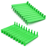 100Pcs Farm Goat Ear Tag Signs Dog Rabbits Sheep Ear Tag Card Nylon Material Sheep Laser Ear Tag digital 001-100