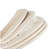100pcs Hair Comb Eco-friendly Wheat Straw Hotel Disposable Combs Travel Portable Plastic Comb Hairdressing
