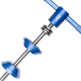 Bike Headset Cup Press in Tool Aluminium Alloy Handle Bearing Installer for Bicycle Repair Professional Blue Sturdy