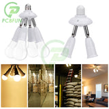 E27 screw mouth one turn multiple head lighting holder base converter DIY lamp accessories