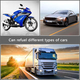 Car And Motorcycle Iron Universal Gasoe Engine Oil Diesel Fuel Refueg Funnel Bendable With Filter