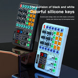 M6 Professional Noise Reduction Mixer Board Lighting Effect Live Sound Card Voice Changer