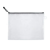 Pvc Waterproof Zipper Pouch File Holder Set School Office Supplies Durable Transparent Home for Students