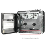 USB Capture Cassette Tape-to-MP3 Converter into Computer HiFi Sound Quality Mega Bass Audio Music Player with Earphone