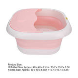 Electric Heating Massage Footbath Bucket Household Folding Red Light Foot Spa Machine Folding Foot Bath Basin Health Care