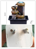 European desktop fountain running water