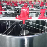 New with bracket 3 frame manual shaker separator 304 stainless steel honey extractor beekeeping tools