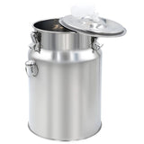 10L Electric Goat Milking Machine 220V Cattle Milking Machine Stainless Steel Milker Bucket Vacuum Pump