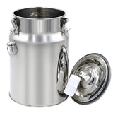 10L Electric Goat Milking Machine 220V Cattle Milking Machine Stainless Steel Milker Bucket Vacuum Pump