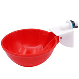 10Pcs Chicken Automatic Large Drinking Bowls Poultry Water Chicken Drinker Red Cups For Bird Poultry Water Drinking Fountain