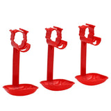 10Pcs Chicken Feed Water Drinking Cups For Poultry Duck Hanging Drinker Nipple Birds Water Bowl Nipple Drinker Feeder Water Tool