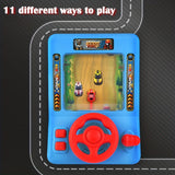Unlock Big Adventures with the Children's Steering Wheel Racing Simulation Console - Electric Sound Effects Included!