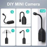 360 Degree Mini WIFI Wireless Camera V380 Pro APP DIY Smart Internet IP Cam for Baby Monitor Elder Home Indoor Outdoor Security