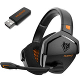 NUBWO G06 Wireless Gaming PS5 PS4 PC Laptop Noise Cancel Headphones with Mic 2.4G Wireless/Wired Headset for Games