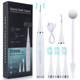 6 in 1 Ultrasonic Dental Electric Toothbrush Whitening Strips Scaler Tartar Remover Sonic Teeth Plaque Cleaner