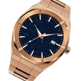 Matte Star Dust Dial Silver Full Stainless Steel Strap High Quality Luxury Frosted Japanese Miyota Quartz Watch Clock for Men