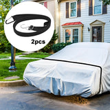 Top-2Pcs Nylon Auto Windproof Strap Adjustable Car Cover Secure Protector Rope