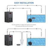 Chiller Cooler LCD Quiet Tank Coog System 20 40L for Fish Water Grass Coral Shrimp Farming Aquarium Accessories