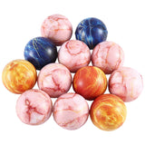 12 Piece Foam Sponge Marble Bouncy Balls 5Cm PU Children's Venting Stress Relief Toys