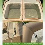 Iatable Sky Curtain 200D/420D Oxford Cloth Easy Setup Waterproof Windproof Outdoor Camping Tent with Canopy