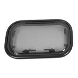 Opening RV Window with Sunshade Screen 500mm 300mm UV Insect Proof Push Out for Campers Trailers