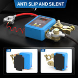 DaierTek 240A Kill 12V Remote Battery Disconnect with Led Voltage Display Automatic Power Shut Off Switch for Auto