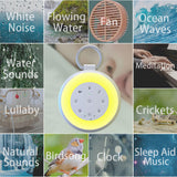 White Noise Warm Night Light Natural Sound Effect Baby Decompression Soothing Sleeper